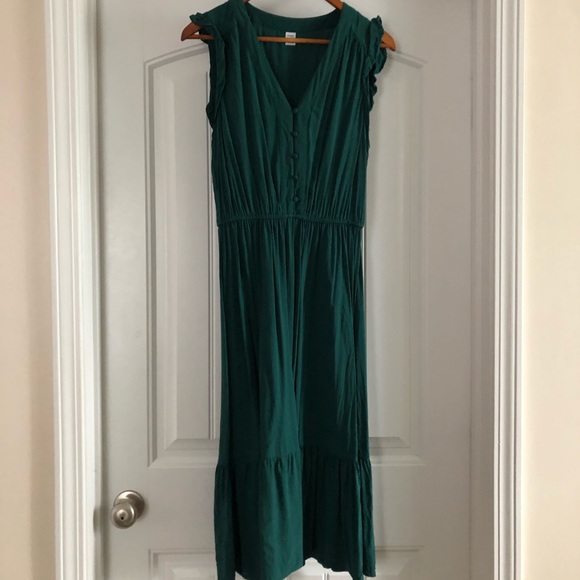 Hunter green midi dress - Picture 1 of 1